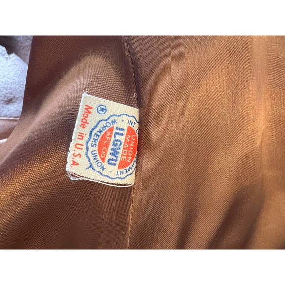 Vintage Alorna 100% Wool Jacket Coat by Forstmann Overcoat Size Large - Picture 14 of 15